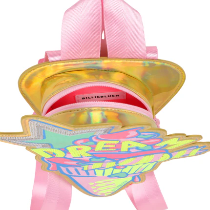 Zaino Billie Blush rosa a forma di gelato - Image 5