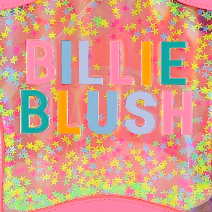 Zaino Billie Blush rosa a forma di stella - Image 4