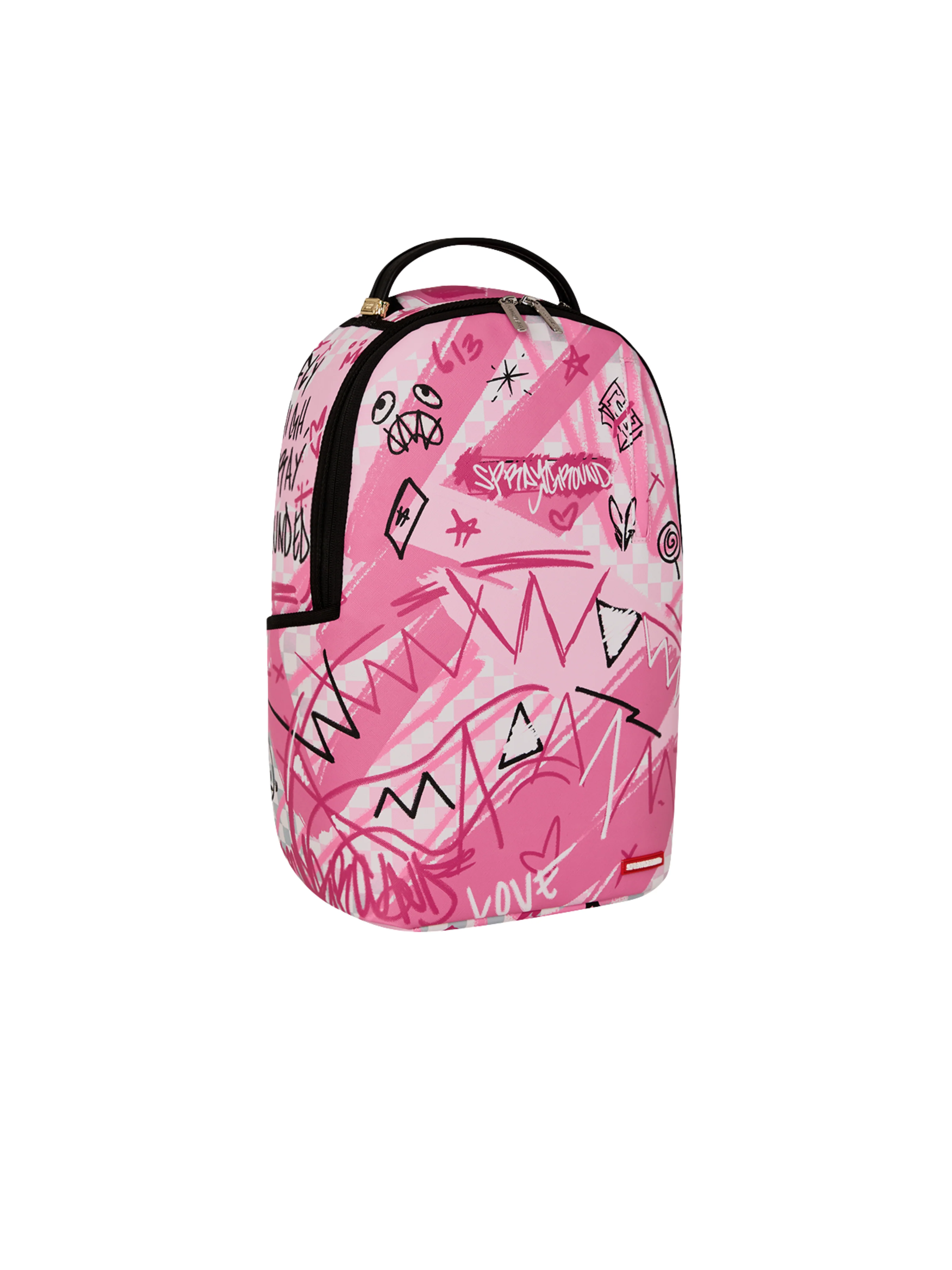 Zaino "Broken Hearts Club" Sprayground rosa - Image 3