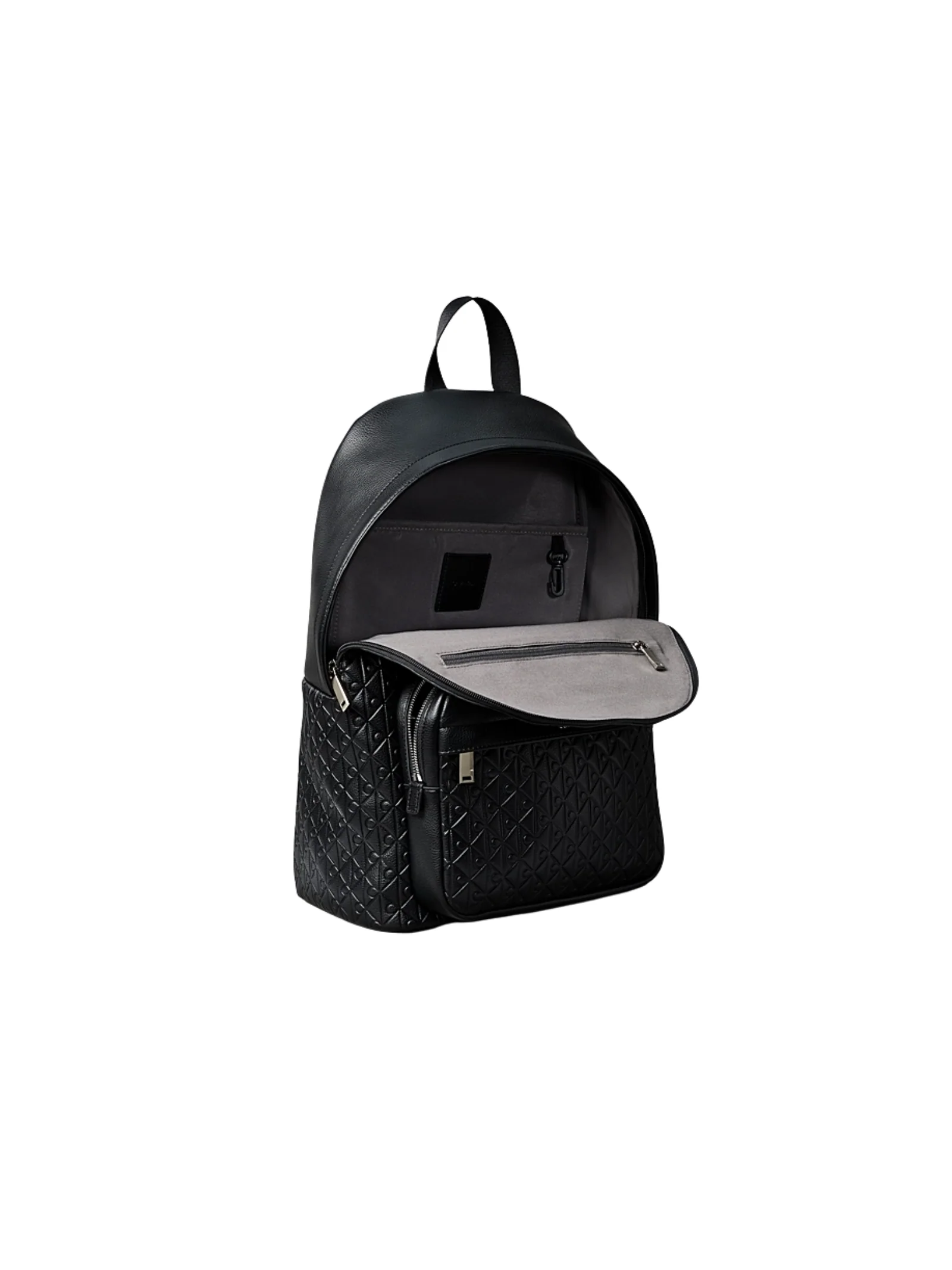 Zaino Calvin Klein nero con monogramma stampato all over - Image 3