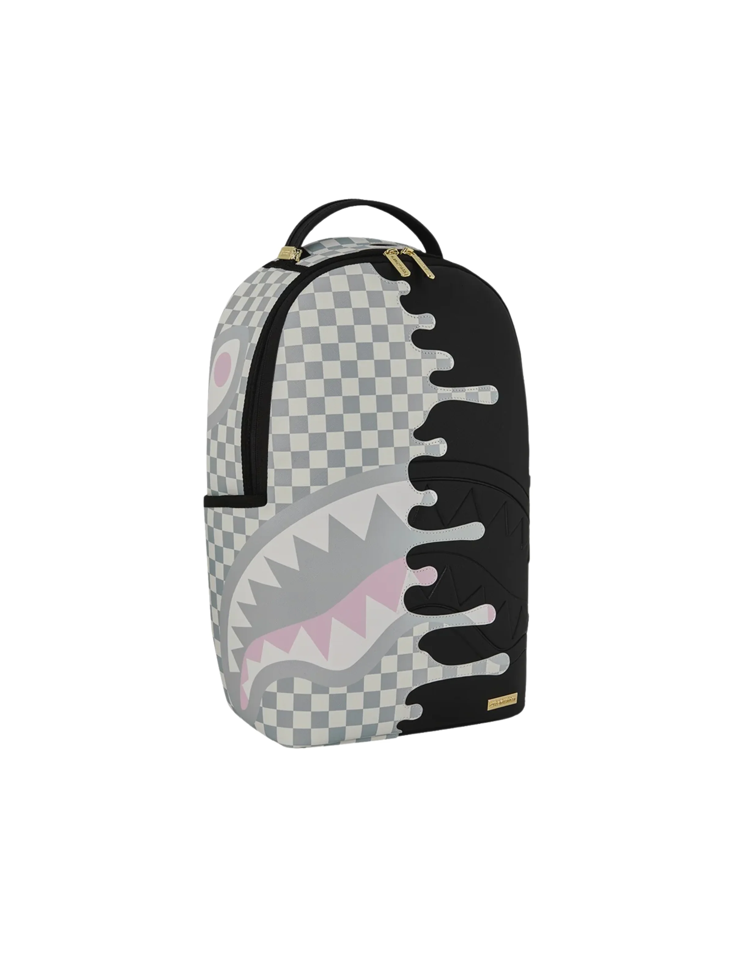 Zaino "Cream Check Unfinished Shark" Sprayground nero - Image 3