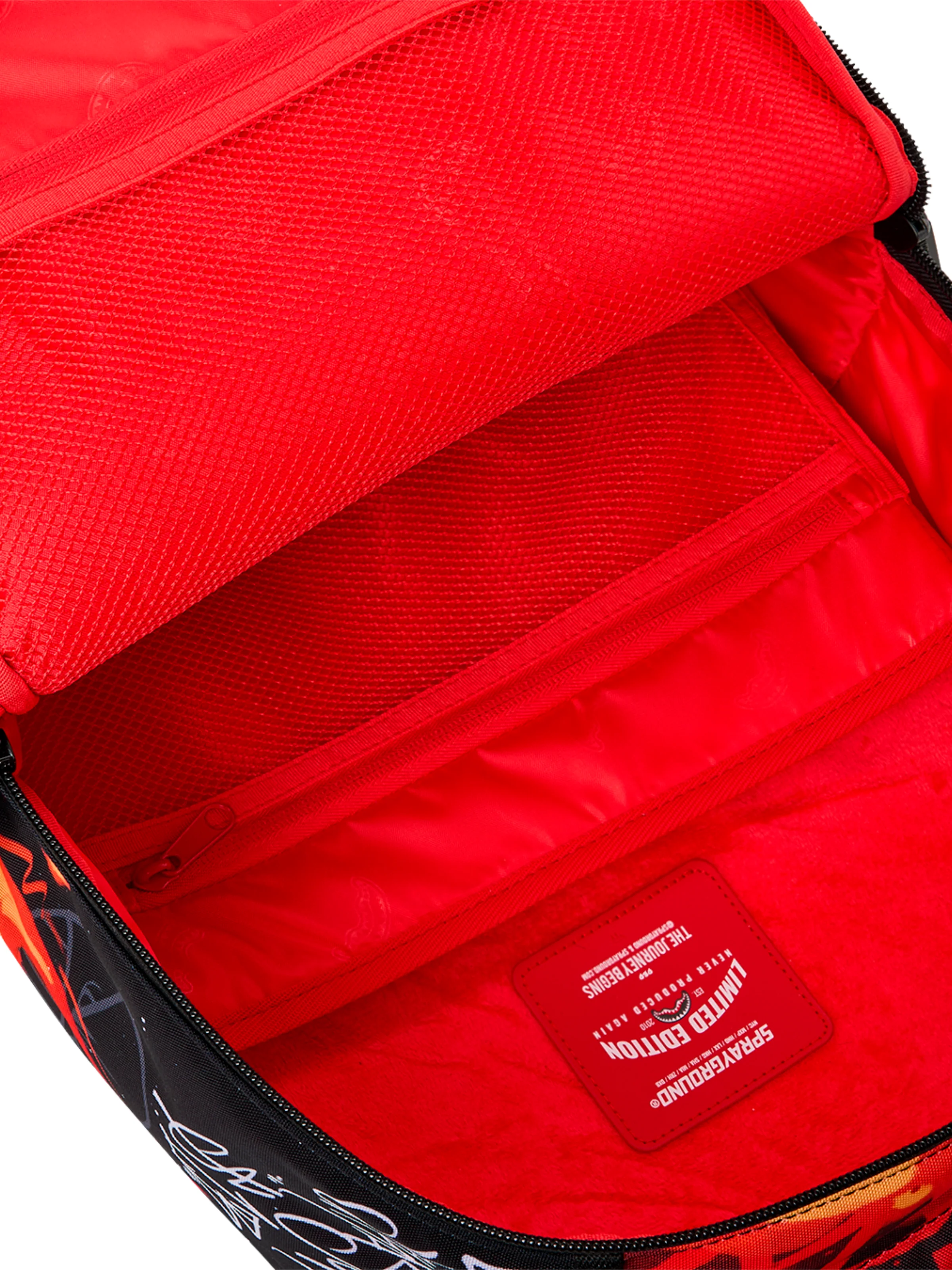 Zaino "Diablo Burning Billion" Sprayground nero e rosso - Image 8