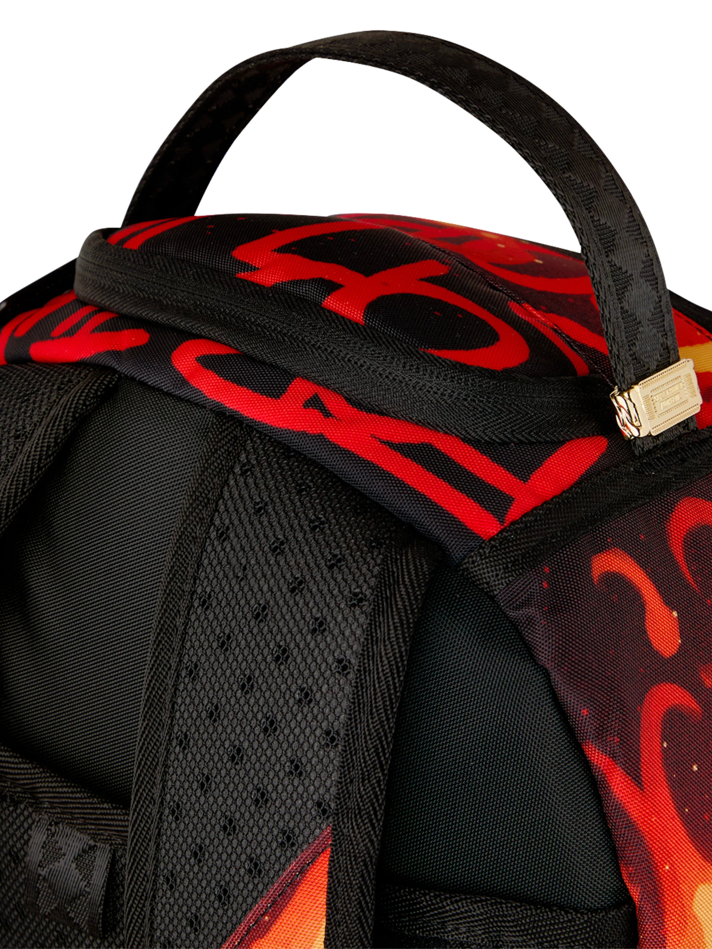 Zaino "Diablo Burning Billion" Sprayground nero e rosso - Image 9