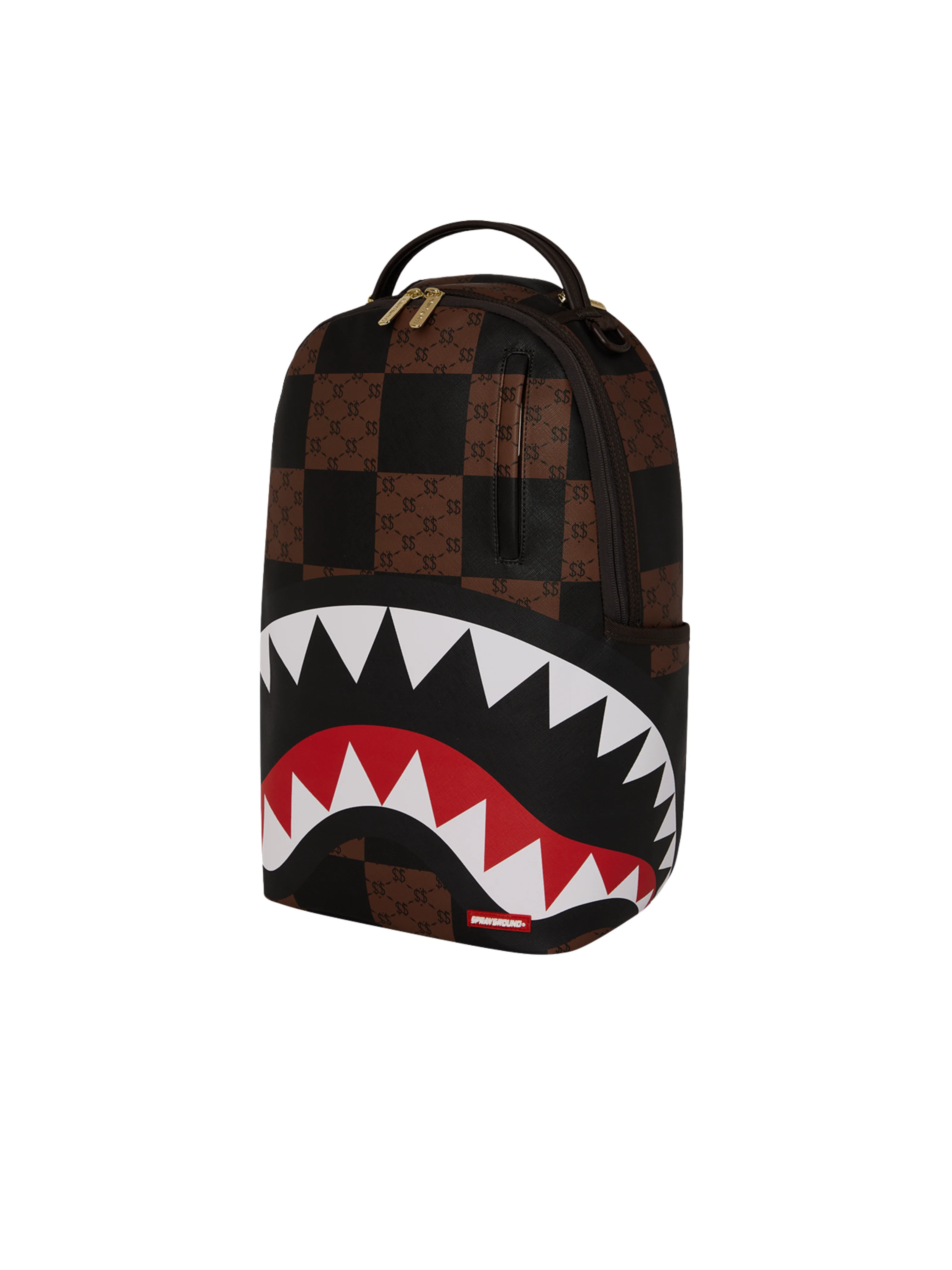 Zaino "Enlarged Check Paris DLXSV" Sprayground marrone - Image 3