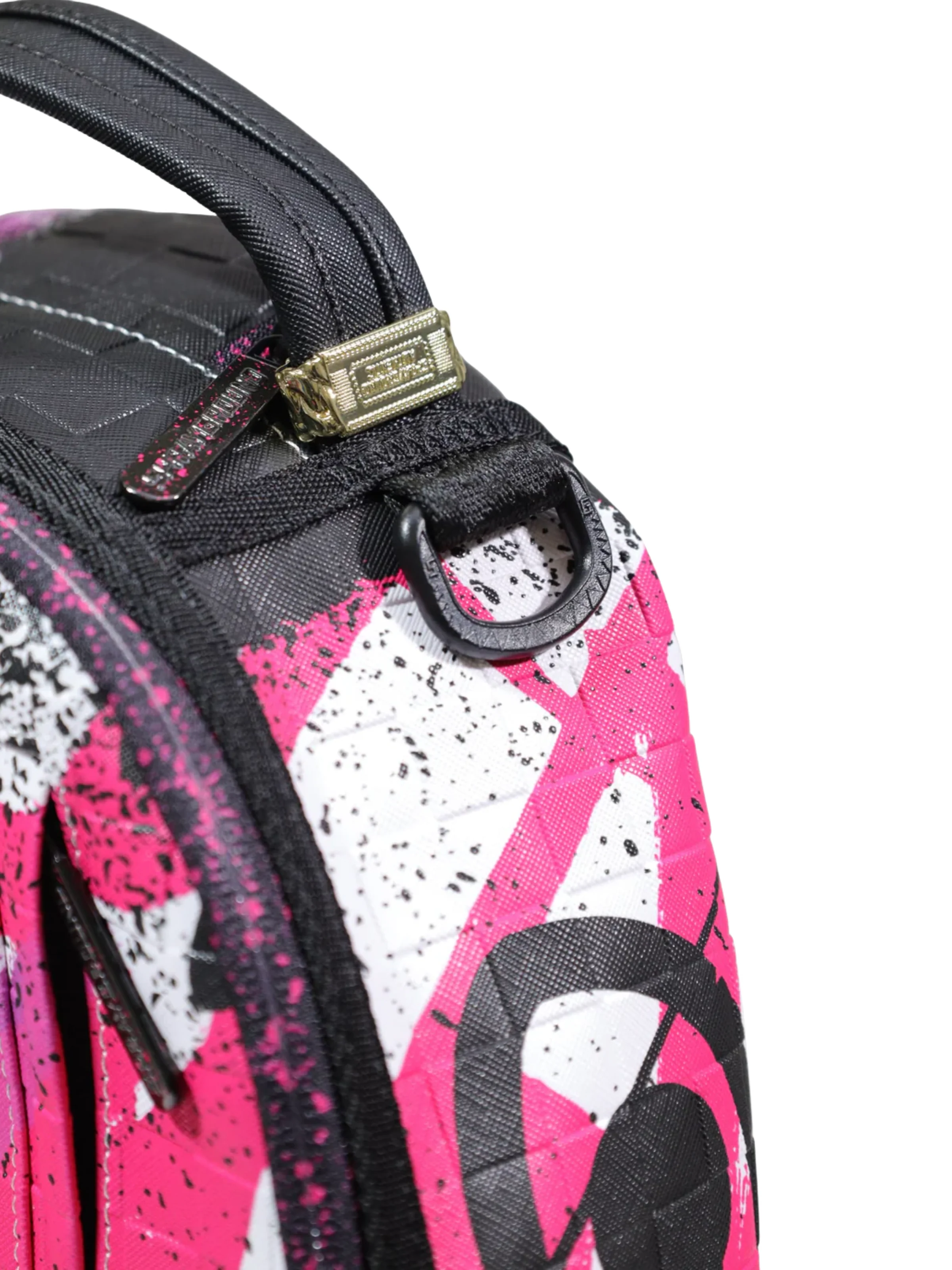 Zaino "Graff Mayhem Rmx" Sprayground bianco e rosa - Image 5