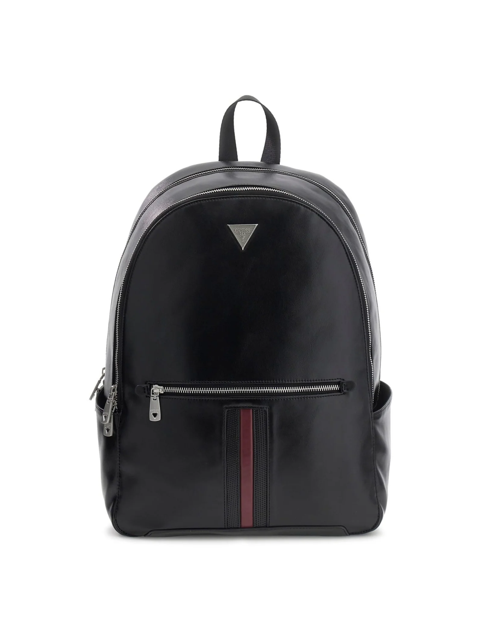 Zaino Guess nero con bande verticali a contrasto