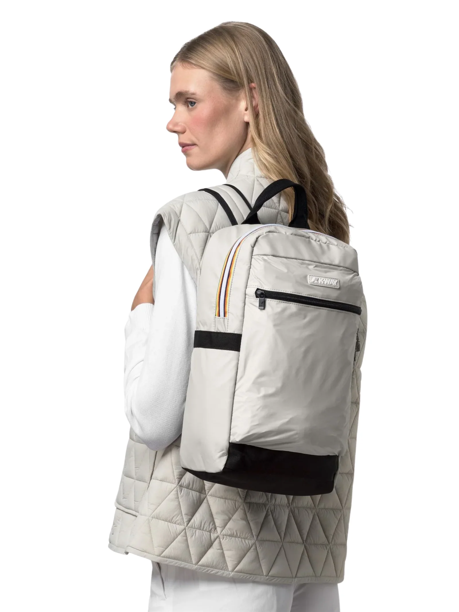 Zaino "Mid Laon" K-Way beige lt - Image 4