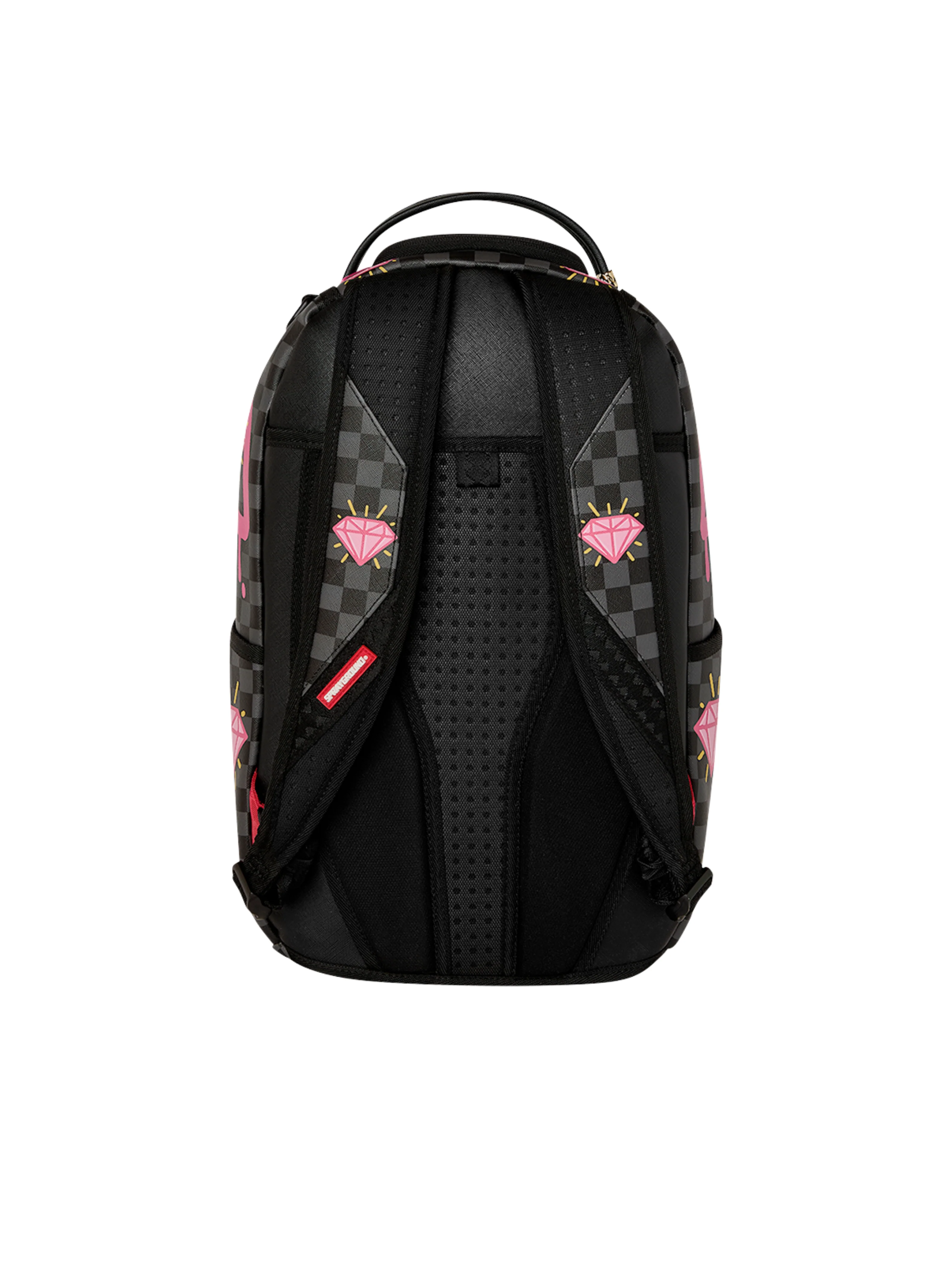 Zaino "Panther Drippy Diamonds Dlxsv" Sprayground nero e rosa - Image 4
