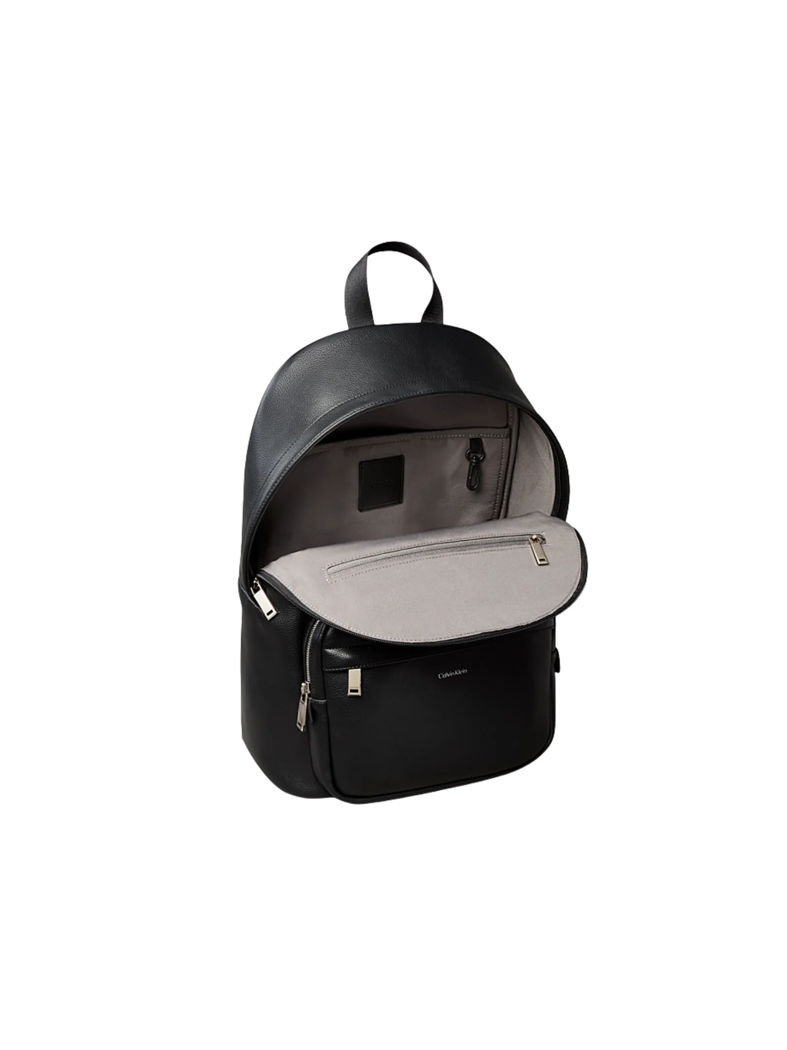 Zaino rotondo Calvin Klein nero micro martellato - Image 2