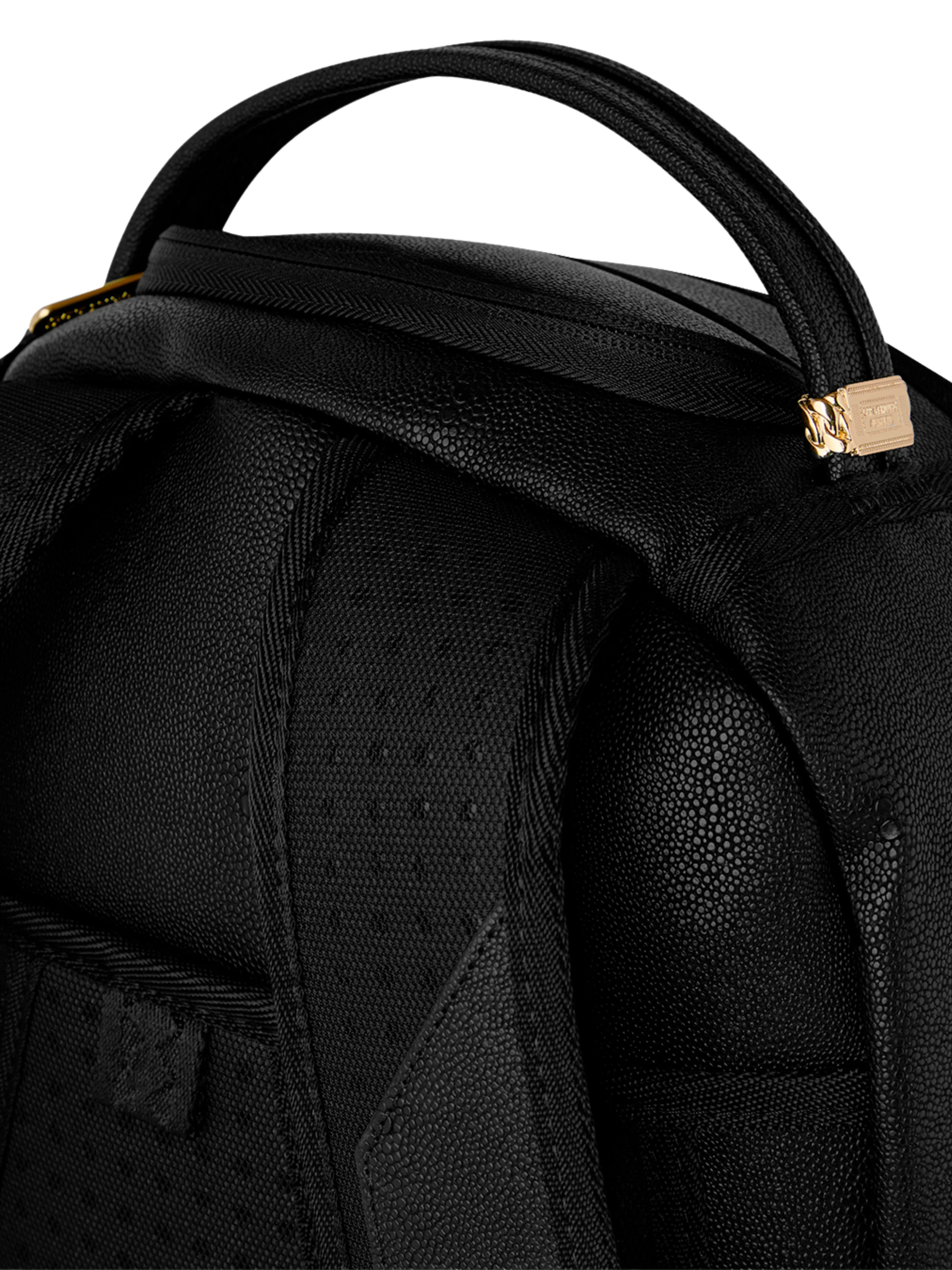 Zaino "That Gold Drip Dlxsv" Sprayground nero e oro - Image 6