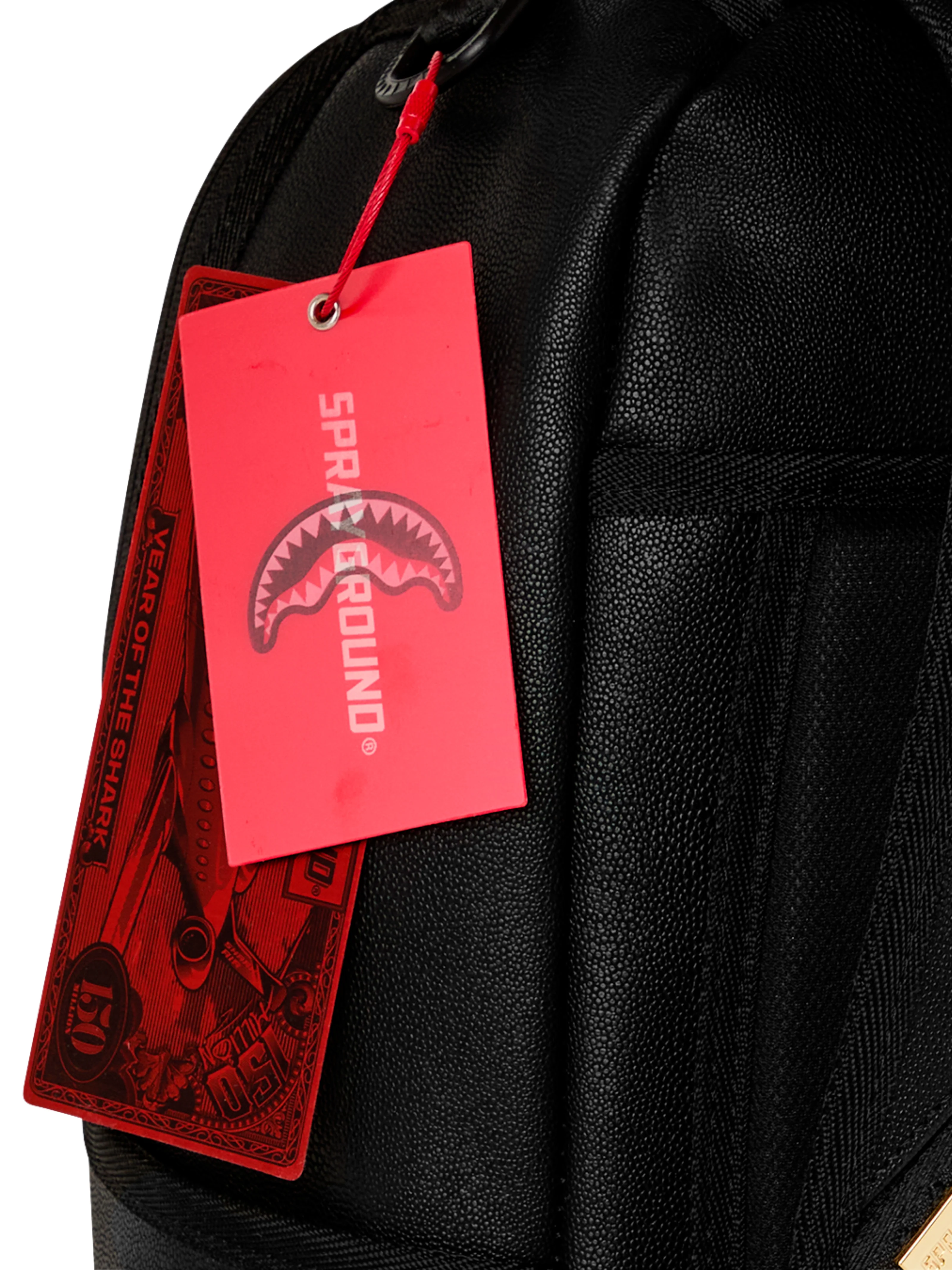 Zaino "That Gold Drip Dlxsv" Sprayground nero e oro - Image 7