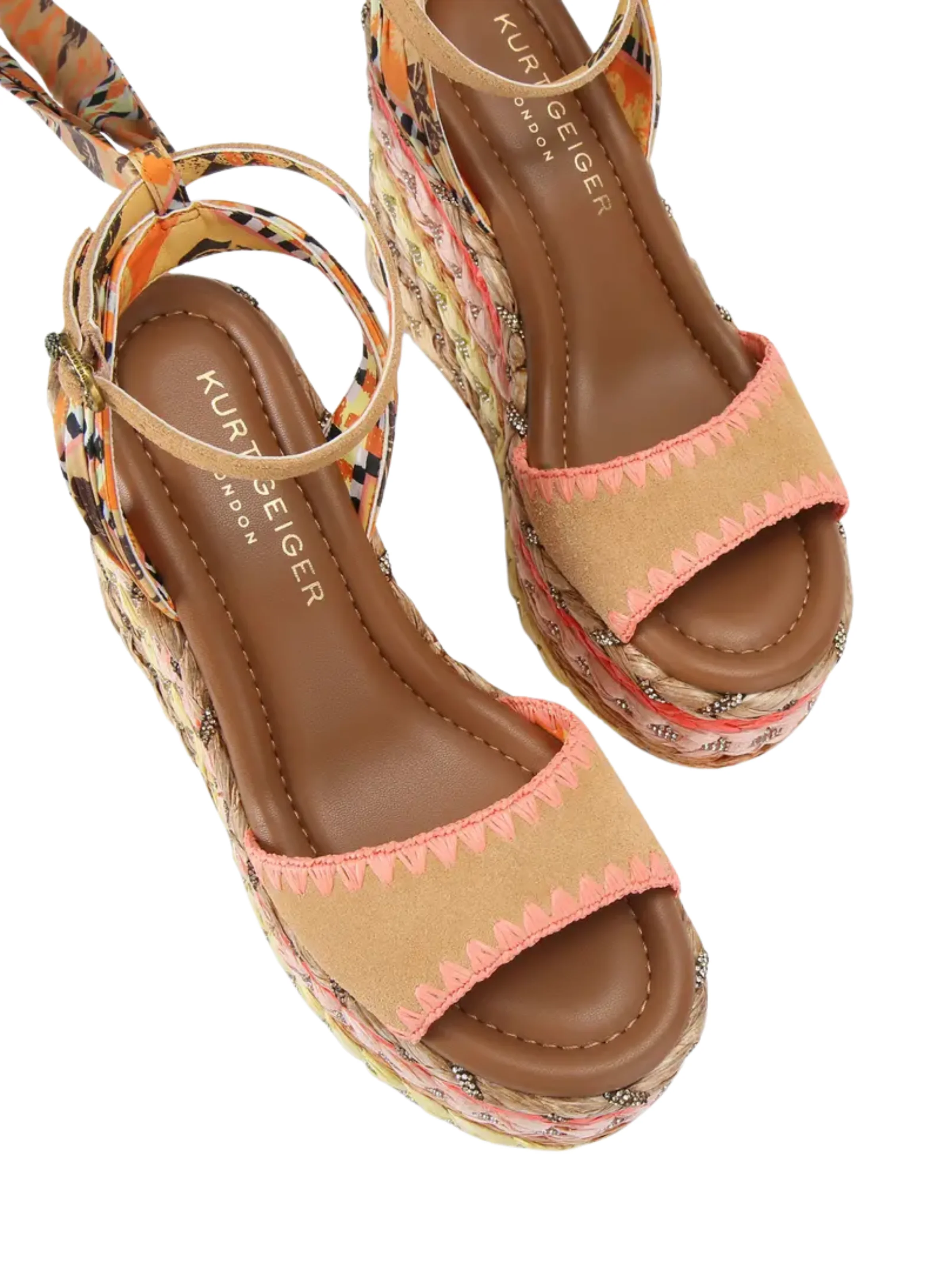 Zeppa "Chelsea Scarf Wedge" Kurt Geiger in suede - Image 2