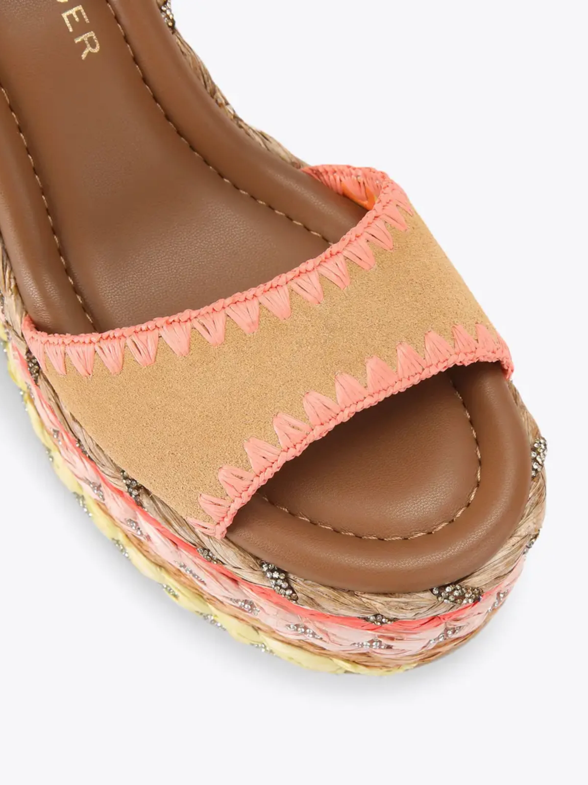 Zeppa "Chelsea Scarf Wedge" Kurt Geiger in suede - Image 4